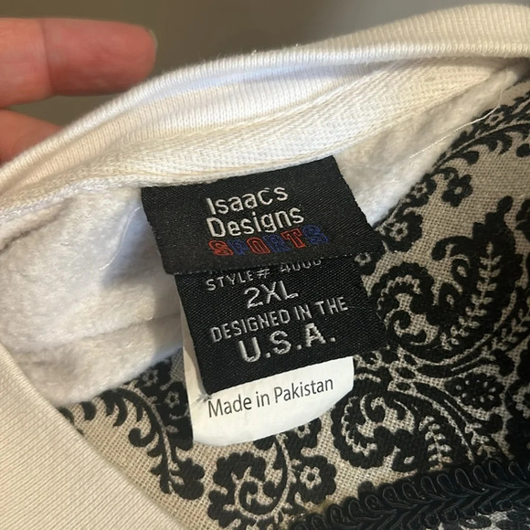 🇺🇸 USA-Embossed Crewneck Fleece Sweatshirt 2XL - Picture 7 of 7